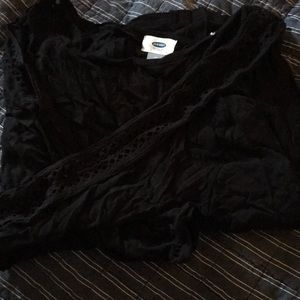 Black 3/4 sleeve women’s shirt